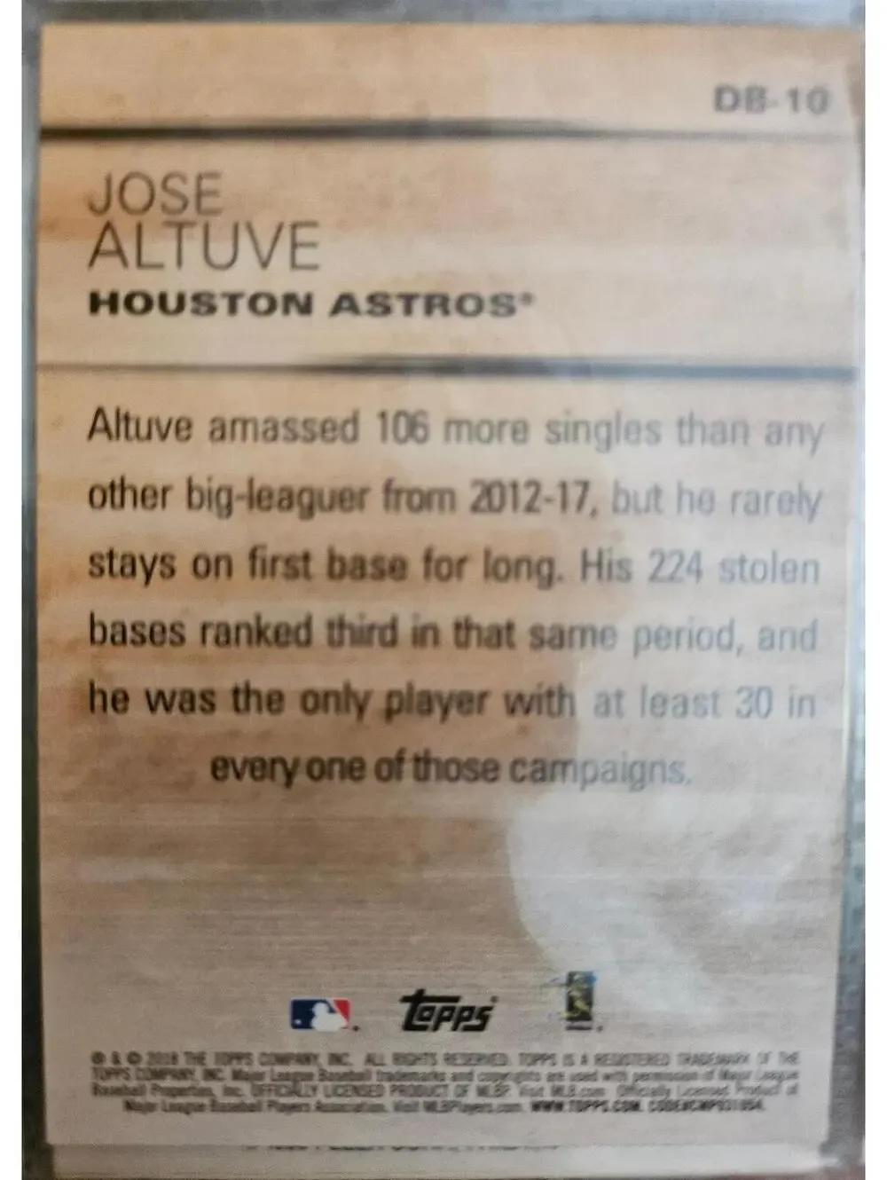 Topps jose altuve